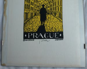 Jiri Votruba - 2x Litho , Franz Kafka, Praag – gesigneerd - 1991 kopen? Bied vanaf 75!
