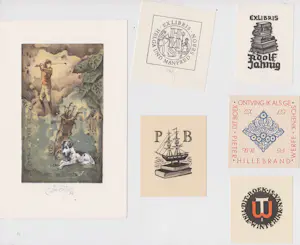 AcheterBohumil Kratky - e.a: 6x Originele Ex Libris Hout- & Linosnedes (o.a. Kratky) | GRATIS VERZENDING? Enchérissez de 29!
