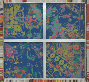 Barbara Broekman - Textiel op spieraam, Zonder titel - Ingelijst kopen? Bied vanaf 200!