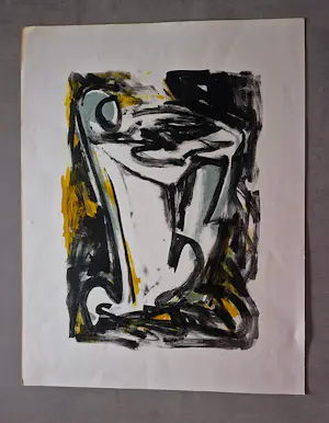 Jo Heijnen - grote kleuren lithografie - beperkte oplage (30) - gesigneerd kopen? Bied vanaf 38!