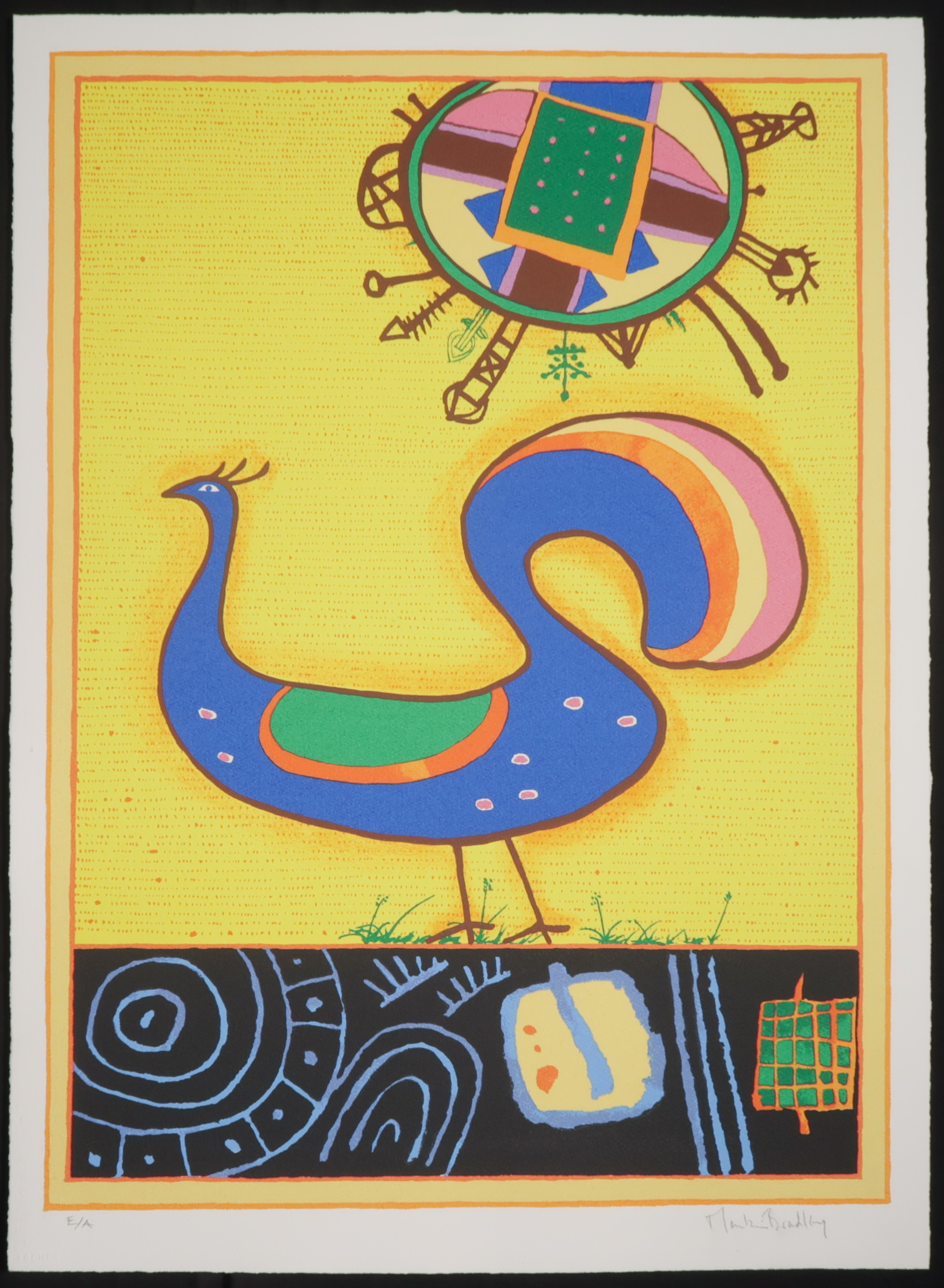 Martin Bradley - Zeefdruk, Morning Cockerel kopen? Bied vanaf 40!