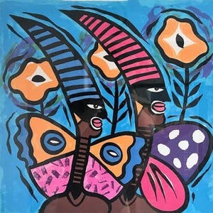 Clemens Briels - Zeefdruk, Nachtvlinders kopen? Bied vanaf 120!