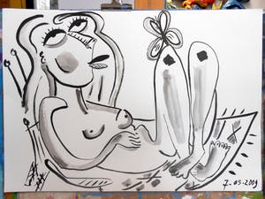 Annelies van Biesbergen - Girl with Butterfly kopen? Bied vanaf 15!