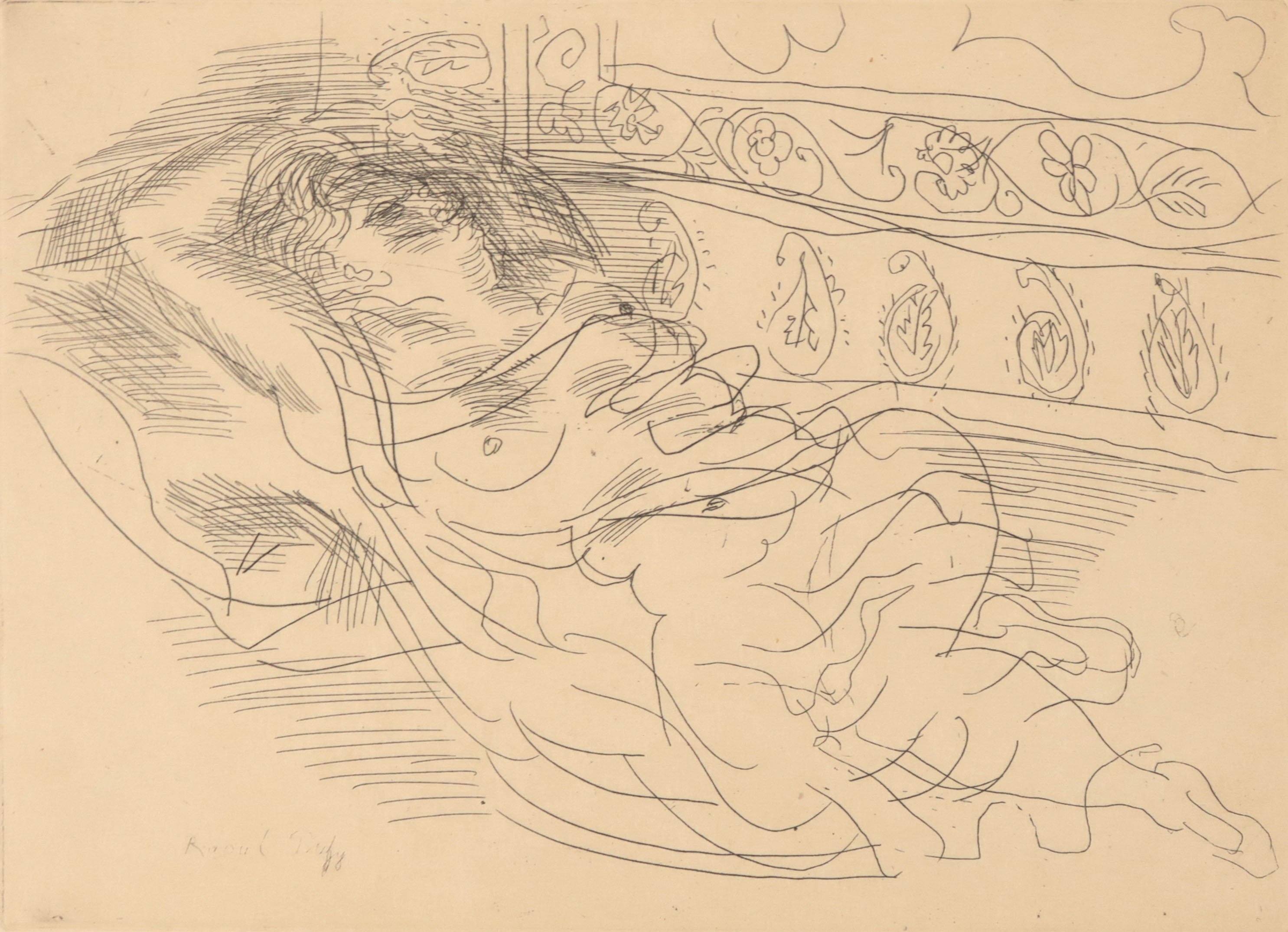 Raoul Dufy - Ets, Naakt kopen? Bied vanaf 250!