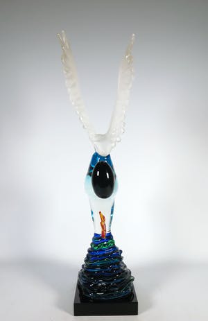 Michel van Overbeeke - Glas, Gevleugeld figuur kopen? Bied vanaf 100!