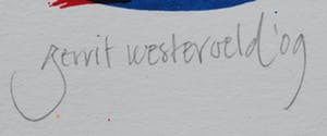 Gerrit Westerveld - Zeefdruk: geometrische compositie - 2009 kopen? Bied vanaf 39!
