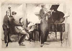 Harrie Kuyten - Spelend muziekgezelschap verkocht voor € 75!