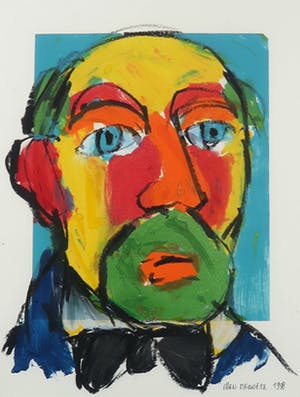 Ellen Meuwese - Gemengde techniek op papier, Portret - Ingeljist kopen? Bied vanaf 1!