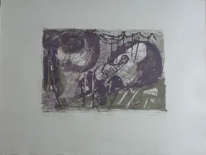 Walter Libuda - DIE VRIESSCHEL / KLEURLITHO / 50x66cm / SIG / 1991 kopen? Bied vanaf 40!