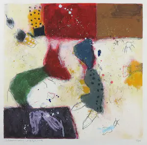 Alexander Vogels - Zeefdruk, Zonder titel - Ingelijst kopen? Bied vanaf 1!