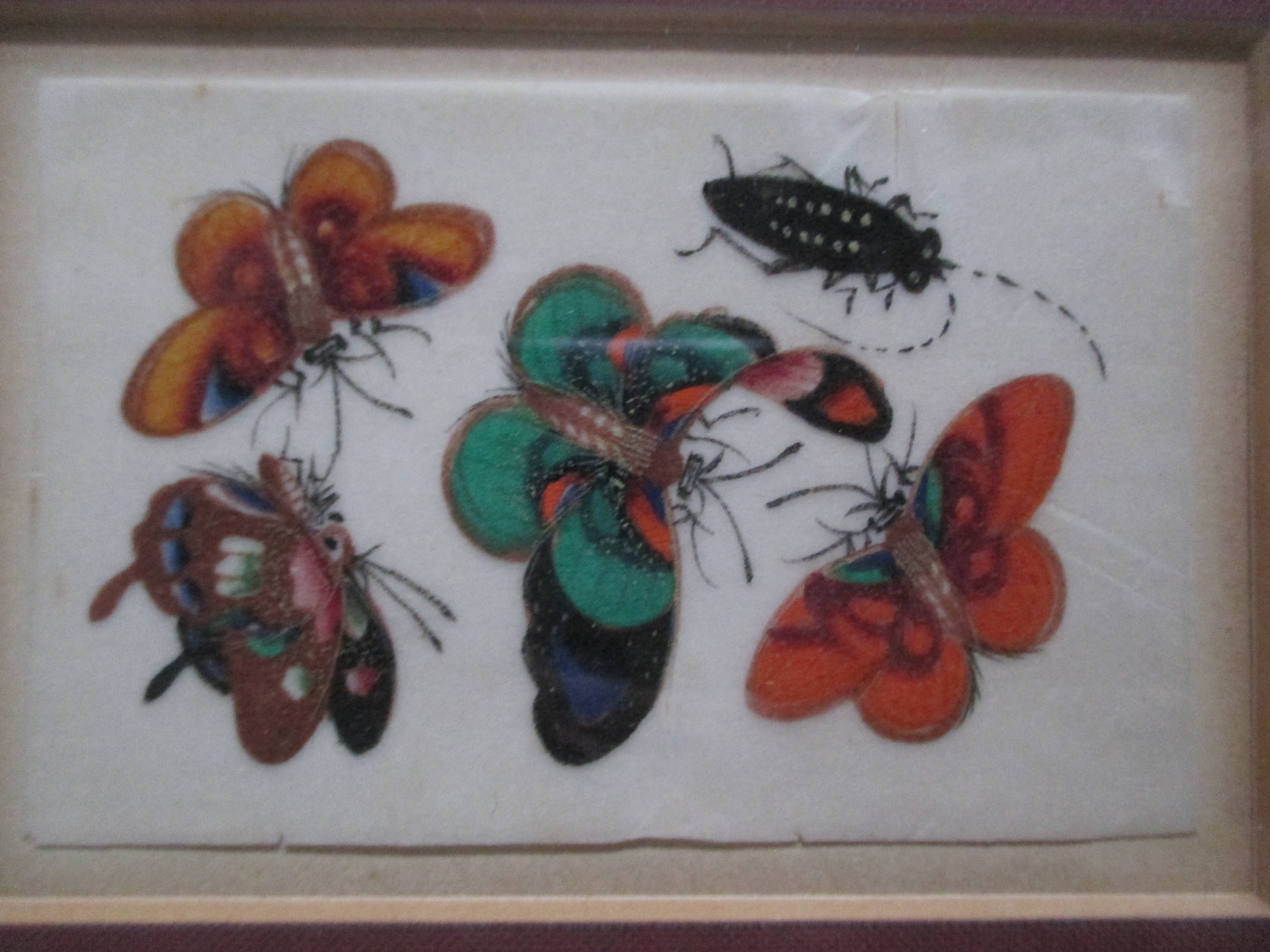 Niet of onleesbaar gesigneerd - Pastel/aquarel vlinders kopen? Bied vanaf 1!