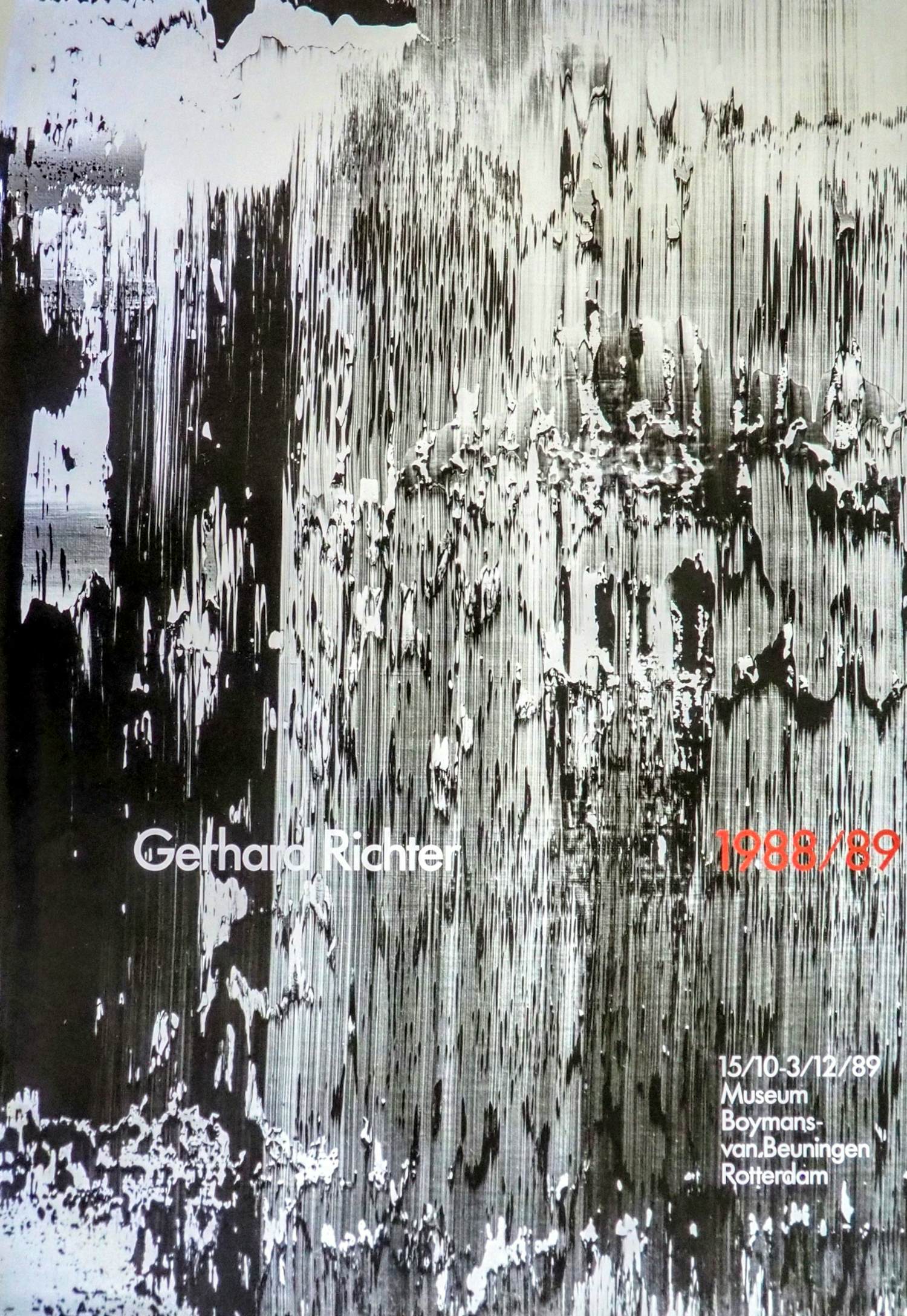 Gerhard Richter - tentoonstellingsaffiche verkocht voor € 45!