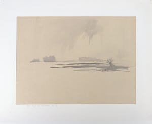 Wim de Bruin - Aquarel met inkt op papier, Lek bij Wijk bij Duurstede kopen? Bied vanaf 1!