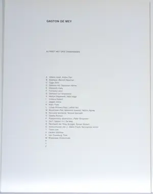 Gaston De Mey - Zeefdruk - Gesigneerd - 54x42 cm - 1977 kopen? Bied vanaf 65!