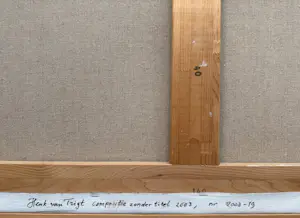 Henk van Trigt - acrylverf op doek | 'Compositie zonder titel' | 2003 kopen? Bied vanaf 900!