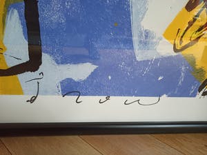 Herman Brood - Hondje (zeer grote ingelijste zeefdruk) kopen? Bied vanaf 595!