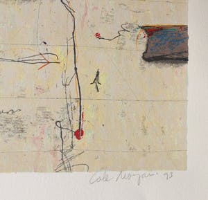 Cole Morgan - zeefdruk ‘like father like son’ - 1993 - oplage XXXVII kopen? Bied vanaf 175!
