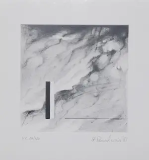 H.D. Schrader - e.a: zes handgesigneerde zeefdrukken: Geometrische Composities kopen? Bied vanaf 35!