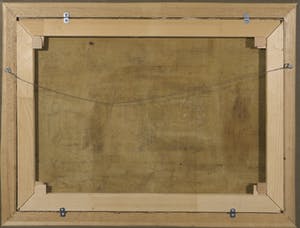 Andries van der Sloot - Olieverf op doek, Landschap met zeilboot - Ingelijst kopen? Bied vanaf 100!