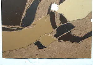 Fon Klement - 4 beschilderde hardboard platen, gebruikt als drukplaten voor de drukpers kopen? Bied vanaf 1!