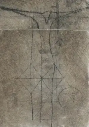 Niet of onleesbaar gesigneerd - ets crucifix (droge naald) kaufen? Bieten Sie von 10!