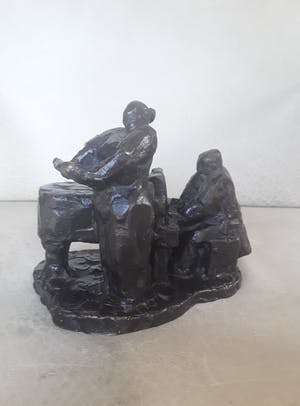 Theo Schreurs - Bronzen beeld: "Het concert" kopen? Bied vanaf 145!