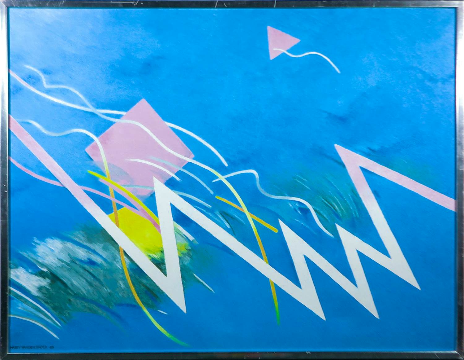 Harry van den Broek - Olieverf op doek, Zonder titel - Ingelijst (Zeer groot) kopen? Bied vanaf 200!