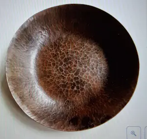 Hendrik Dorenbos - gehamerde koperen schaal kopen? Bied vanaf 35!