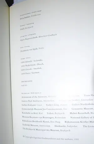 Sigurdur Gudmundsson - hardcover (x2)- gesigneerd, o.a. ook door Marlene Dumas kopen? Bied vanaf 100!