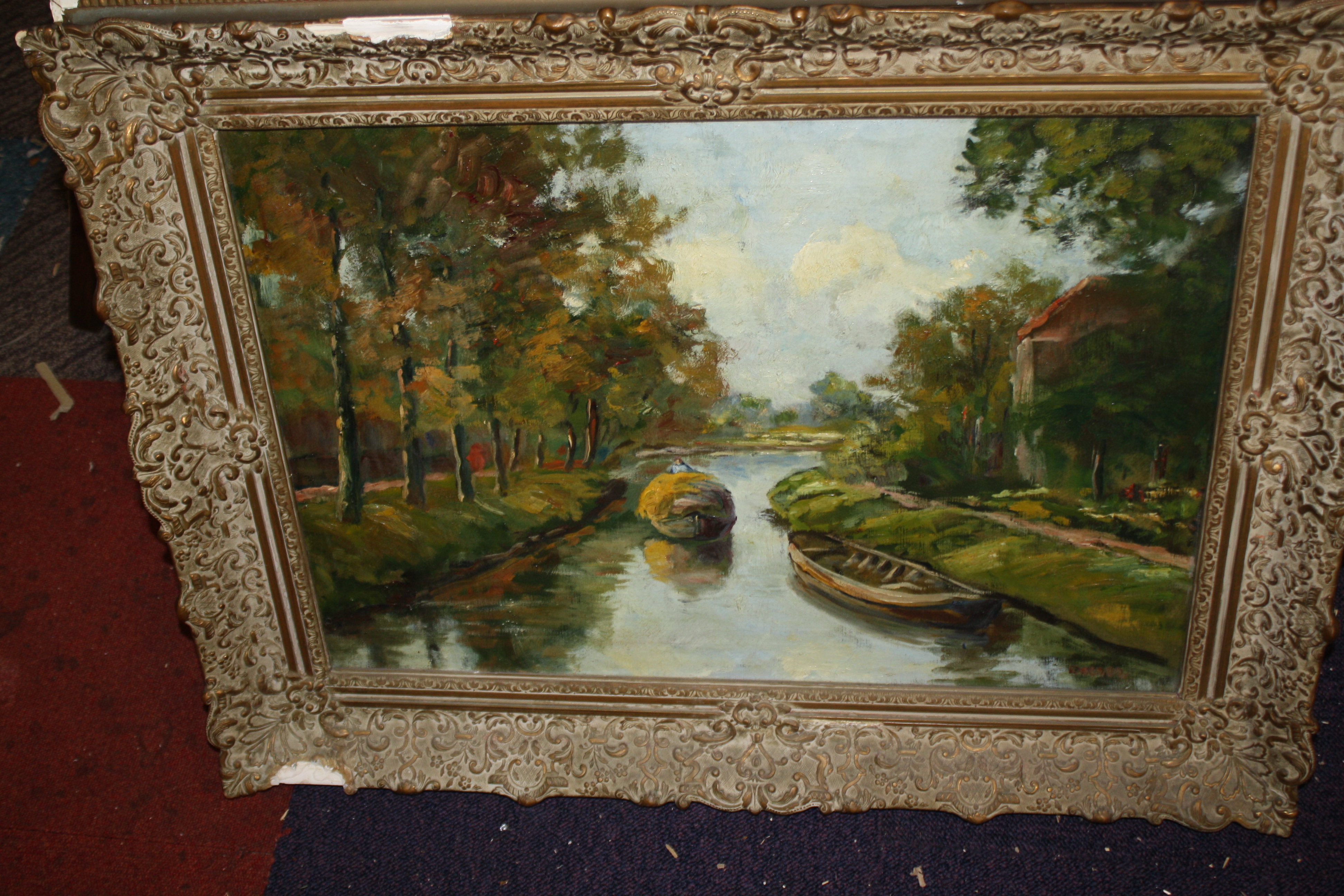 Jacobus Doeser - HOOISCHUIT IN DE POLDER verkocht voor € 165!