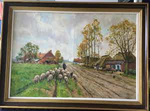 Victor Wagemaekers - plattelands tafereel verkocht voor € 300!