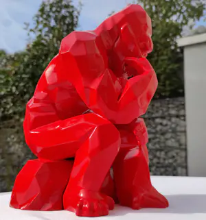 Richard Orlinski - THINKING KONG / KONG PENSEUR – Skulptur kopen? Bied vanaf 320!