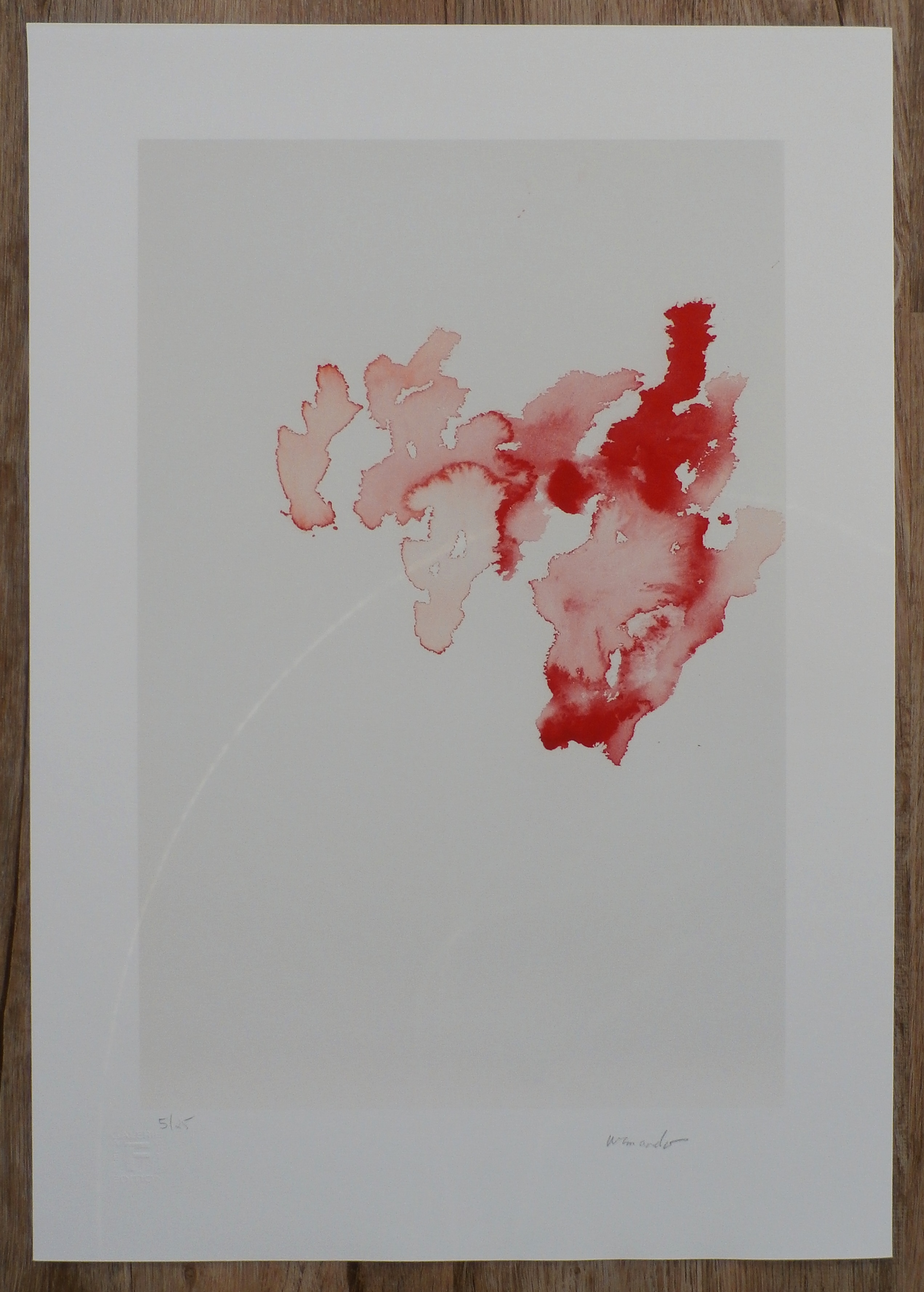 Armando - giclee: kompositioon in rot - 2015 kopen? Bied vanaf 95!