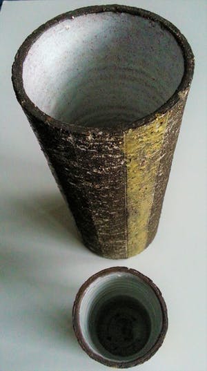 Faience- en Tegelfabriek Westraven - Leendert Blok - 2 Vasen kopen? Bied vanaf 20!