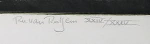 Ru van Rossem - Kleurenets, Zonder titel kopen? Bied vanaf 50!