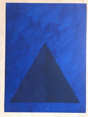 Gilbert Swimberghe - Blauwe Compositie kopen? Bied vanaf 450!