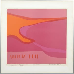 Harr Scheffer - Lino, Duinheuvel - Ingelijst kopen? Bied vanaf 35!