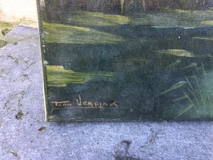 Toon Verplak - C5025, Plasgezicht met waterlelies kopen? Bied vanaf 100!