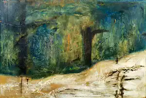 Raffaele Rossi - Gemengde techniek op koper, Notte verkauft für € 110!