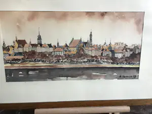 Niet of onleesbaar gesigneerd - Gdansk? kopen? Bied vanaf 1!