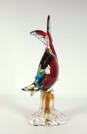 Niet of onleesbaar gesigneerd - Glas, Vis kopen? Bied vanaf 10!