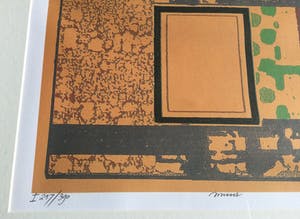 Christiaan Paul Damste - Moyland & Muur | 2 kleurenlitho's - ingelijst kopen? Bied vanaf 49!