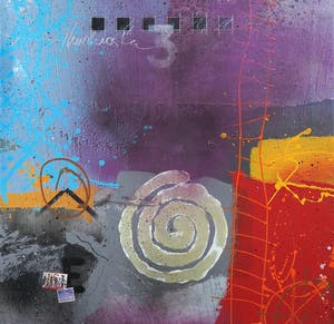 Theo Koster - Zeefdruk en collage op doek, Zonder titel (met ophangsysteem) kopen? Bied vanaf 1!