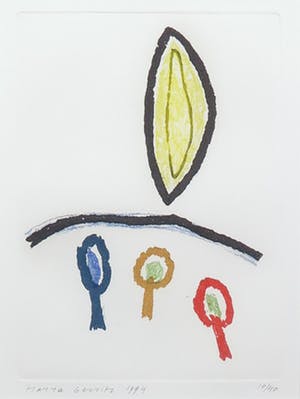 Harrie Gerritz - Zonder titel | Kleurenets | Ingelijst kopen? Bied vanaf 60!