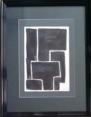 Siep van den Berg - Inkt op papier uit 1963 verkocht voor € 110!