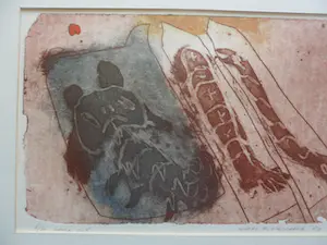 Michel van Overbeeke - Ets. Titel, "House Cat". Uit 1987 kopen? Bied vanaf 40!