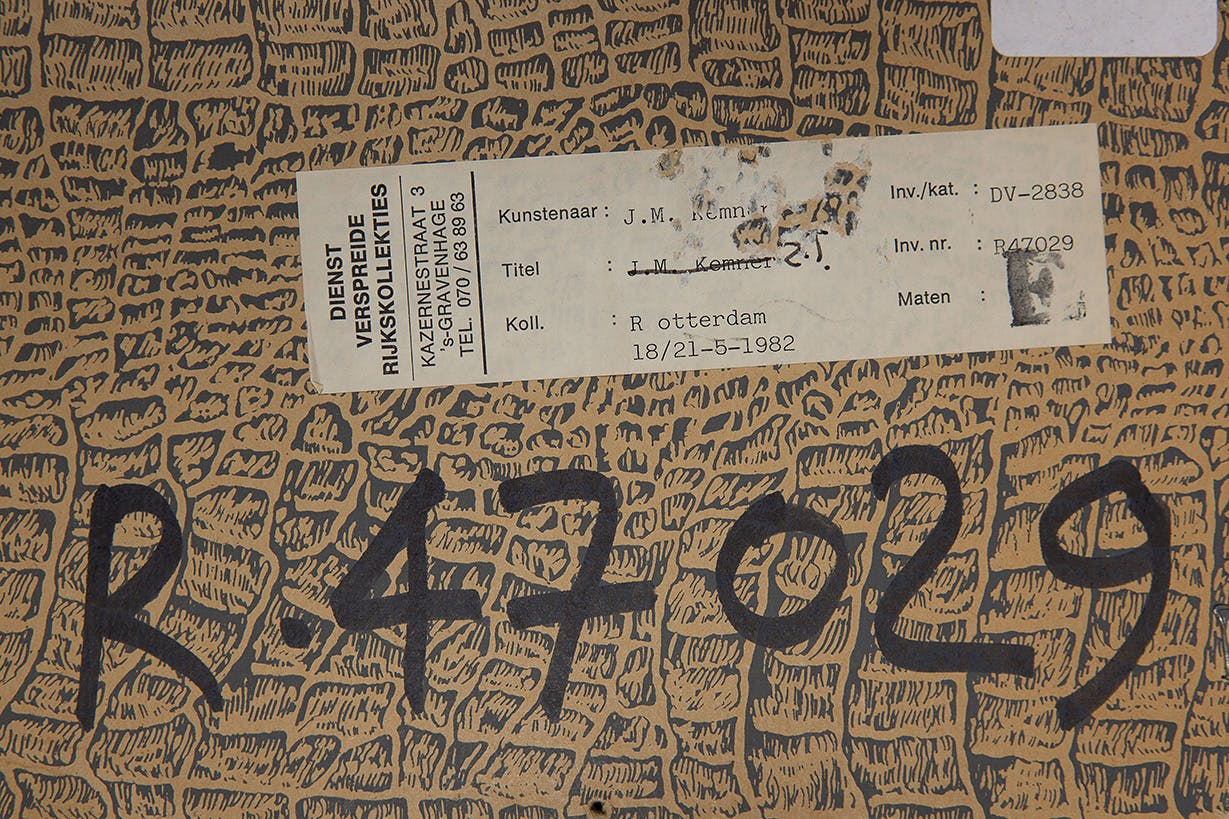 Hans Kemner - Aquarel en gouache op papier - gesigneerd r.o. - BKR Rotterdam - 1982 kopen? Bied vanaf 10!