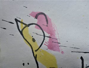 Anton Heyboer - De oervogel .Mooie sierlijke kleurige schildering . kopen? Bied vanaf 250!