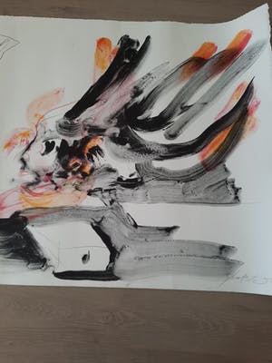 Ger Lataster - abstract kopen? Bied vanaf 75!