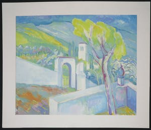 Joe Wols - Acryl op papier, Algarve Portugal kopen? Bied vanaf 1!